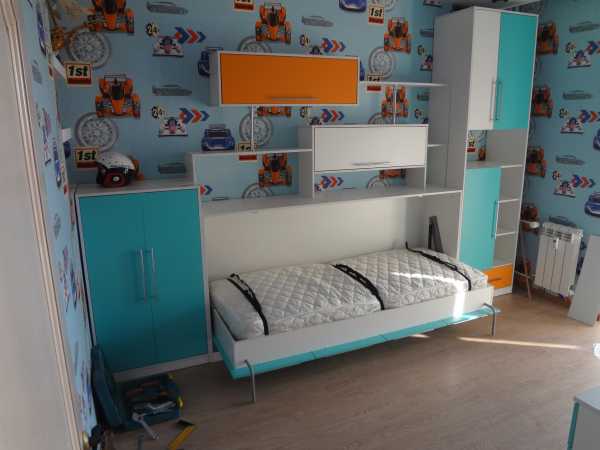 Детская кровать-шкаф (58 фото): откидная, встроенная горизонтальная и вертикальная модель для двоих детей, отзывы
