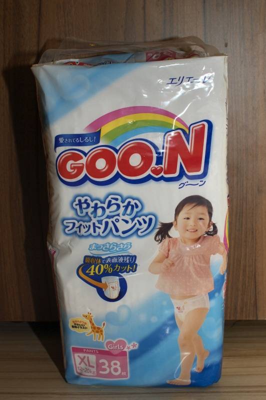 Японские подгузники goon для новорожденных