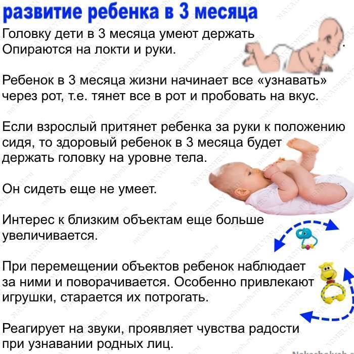 Поведение грудничков, развитие, что должен уметь ребенок по месяцам