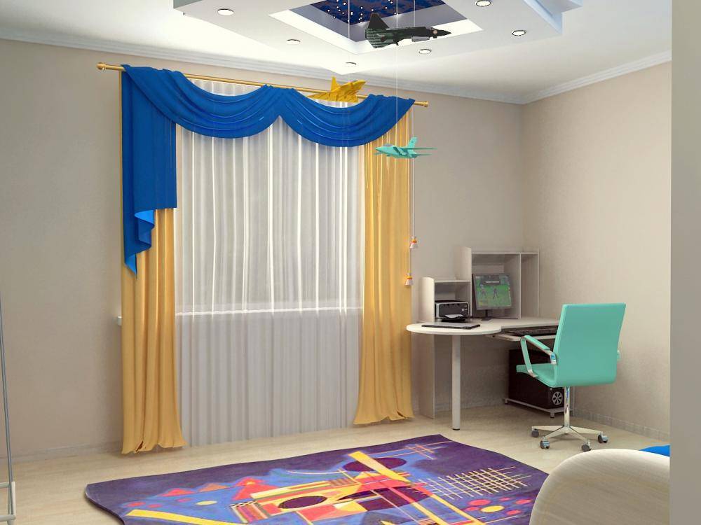 Как выбрать шторы в детскую комнату для мальчика?