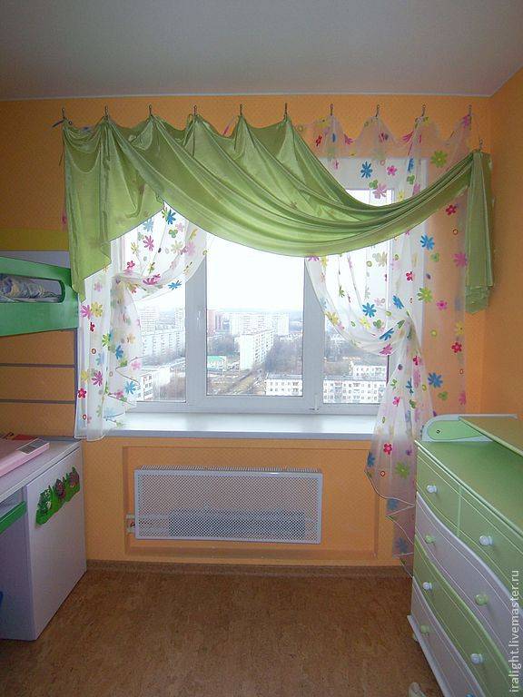 Шторы в детскую комнату: для девочек, фото самых красивых занавесок, картинки для 7 и 12 лет, оформление