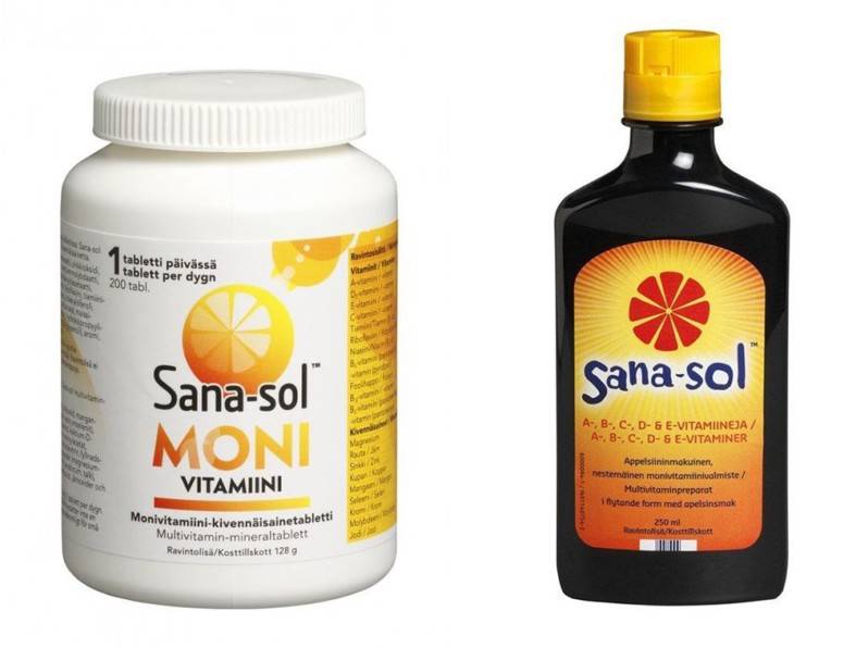 Витамины «сана-сол» для детей: инструкция по применению, отзывы