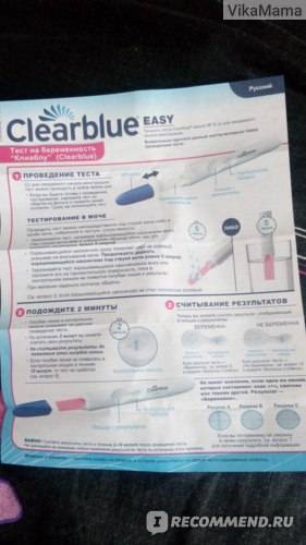 Тест на овуляцию clearblue (клеар блю): инструкция по применению, особенности электронного теста