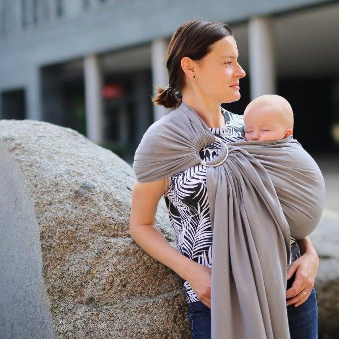 Как правильно выбрать слинг шарф для новорожденного