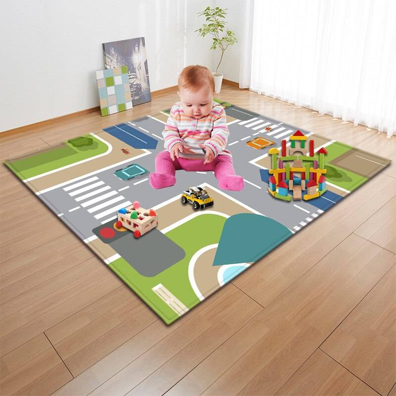 Детские ковры (169 фото): напольный коврик для ползания, parklon и другие производители ковров в детскую комнату на пол