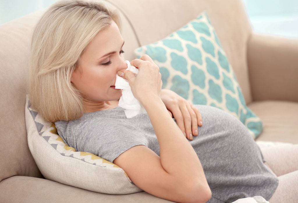 Лечение простуды во время беременности